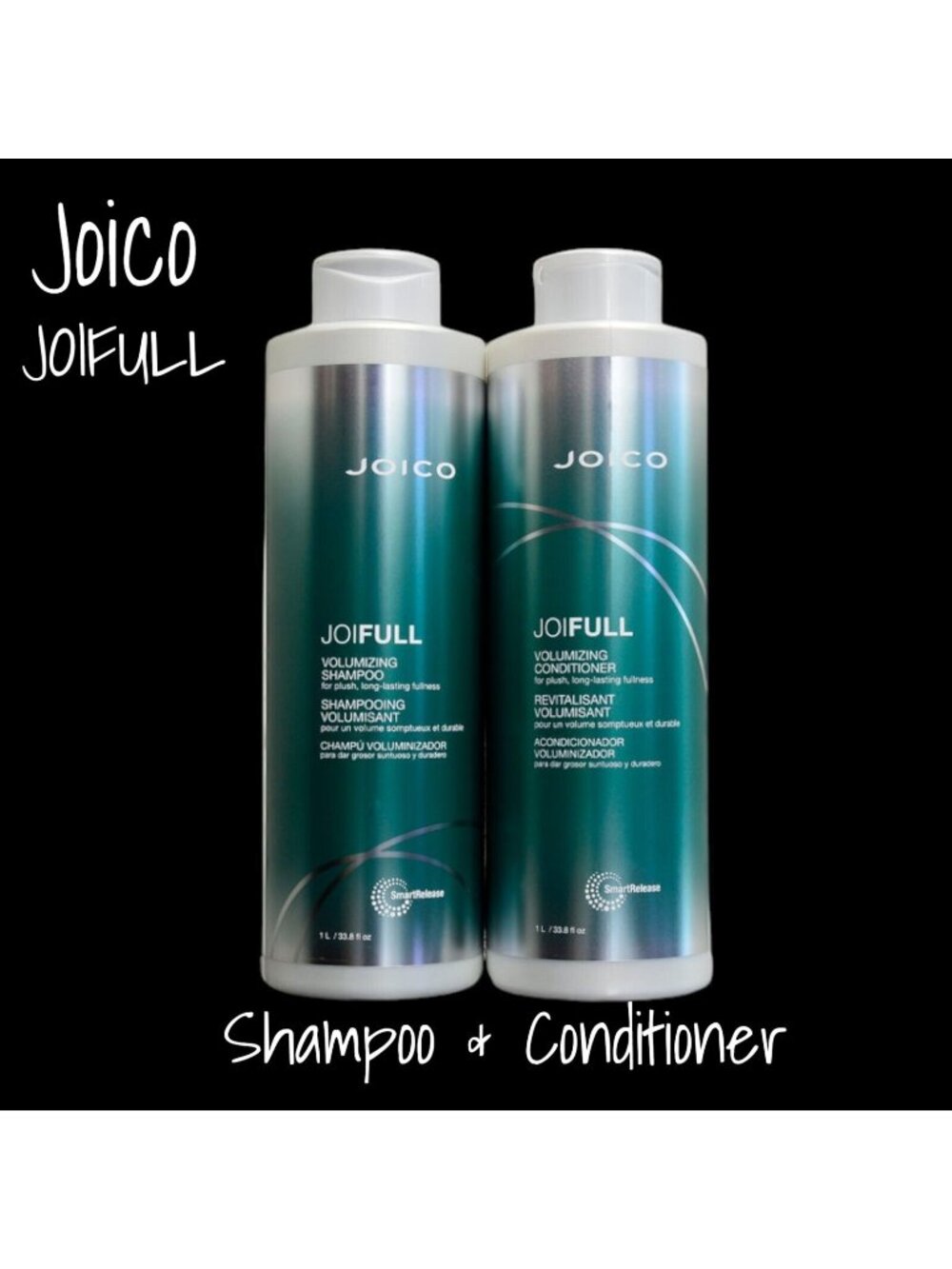 Joico Joifull Jumbo Volumizing Shampoo & Conditioner Duo 33.8 oz Lot 2 New